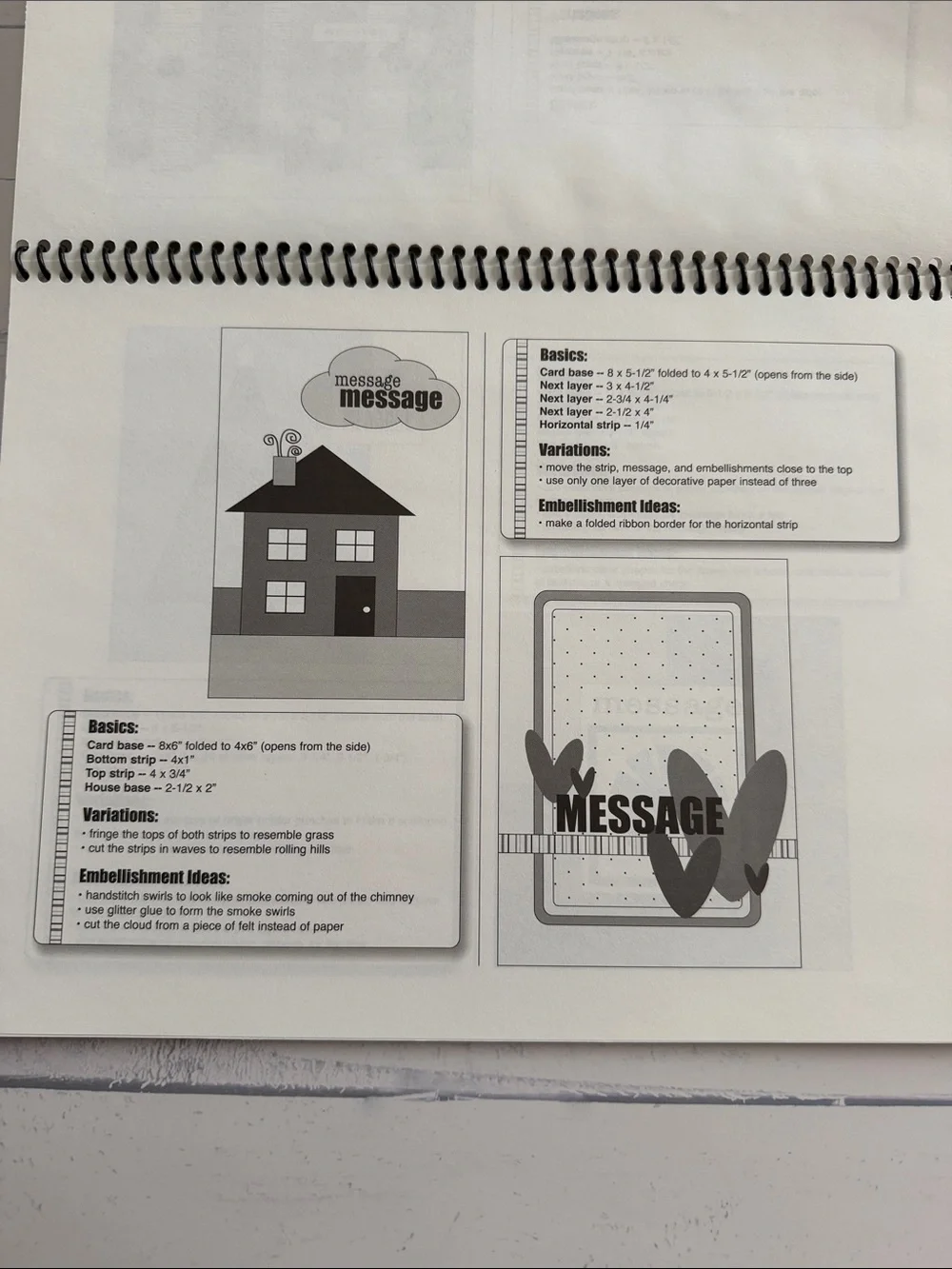 Sketches for Cardmaking Volumes 1 & 2 | Set Spiral Bound Idea Books